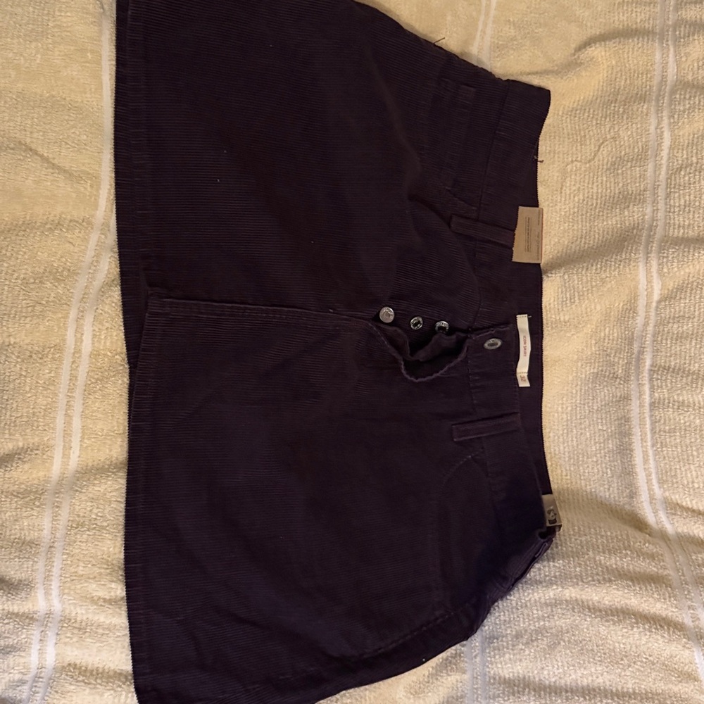 Levi's Dark Purple Corduroy Skirt